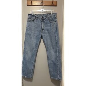 Levi's 505 Denim Jeans Men's 36 X 30 Boot Cut Five Pocket